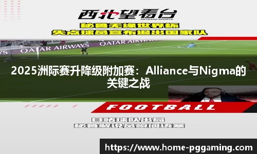 2025洲际赛升降级附加赛：Alliance与Nigma的关键之战